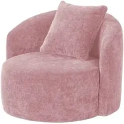 Höffner Selection Drehsessel  Alis ¦ rosa/pink ¦ Maße (cm): B: 90 H: 78 T: 87.0