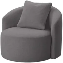 Höffner Selection Drehsessel  Aurelia ¦ grau ¦ Maße (cm): B: 90 H: 78 T: 87.0