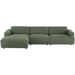 Höffner Selection Ecksofa  Malou ¦ grün ¦ Maße (cm): B: 329 H: 77 T: 158.0