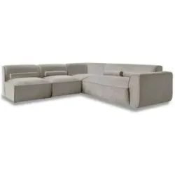 Miuform, Miuform Wohnlandschaft modular Flex Felix ¦ beige ¦ Maße (cm): B: 265 H: 70
