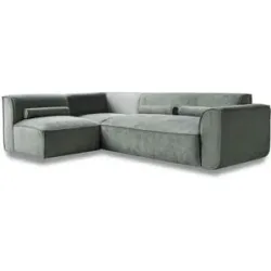 Miuform Ecksofa modular Flex Felix ¦ grün ¦ Maße (cm): B: 265 H: 70