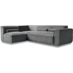 Miuform, Miuform Ecksofa modular Flex Felix ¦ grau ¦ Maße (cm): B: 265 H: 70