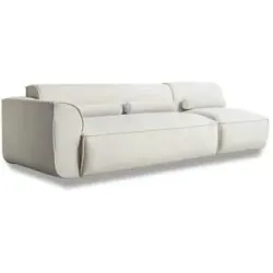 Miuform Einzelsofa modular Flex Felix ¦ beige ¦ Maße (cm): B: 248 H: 70
