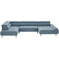 switch Wohnlandschaft  Mavel ¦ blau ¦ Maße (cm): B: 367 H: 93 T: 208.0