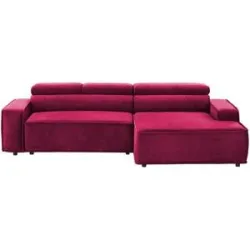 switch Ecksofa  Liam ¦ rot ¦ Maße (cm): B: 282 H: 77 T: 173.0