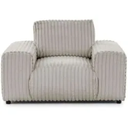 S-STYLE Sessel  Mollis ¦ grau ¦ Maße (cm): B: 119 H: 79