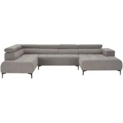 switch Wohnlandschaft  Caro ¦ grau ¦ Maße (cm): B: 350 H: 81 T: 214.0