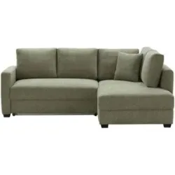 Bobb Ecksofa mit Boxspringpolsterung  Lisa de Luxe ¦ grün ¦ Maße (cm): B: 235 H: