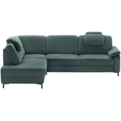meinSofa Ecksofa  Carmen ¦ grün ¦ Maße (cm): B: 266 H: 88 T: 202.0
