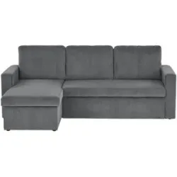 Höffner Ecksofa mit Schlaffunktion Xenia ¦ grau ¦ Maße (cm): B: 215 H: 85 T: 145.0