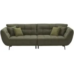 Bobb Big Sofa  Lazlo ¦ grün ¦ Maße (cm): B: 301 H: 97 T: 132.0
