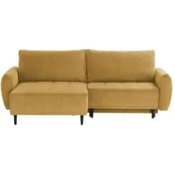 smart Ecksofa  Tori ¦ gelb ¦ Maße (cm): B: 241 H: 93 T: 148.0