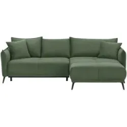pop Ecksofa  Vega De Luxe ¦ grün ¦ Maße (cm): B: 305 H: 91 T: 192.0