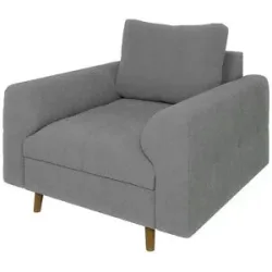 S-STYLE Sessel  Lars ¦ grau ¦ Maße (cm): B: 97 H: 81