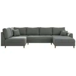S-STYLE Wohnlandschaft  Lars ¦ grau ¦ Maße (cm): B: 310 H: 81