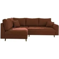 S-STYLE Ecksofa  Maya ¦ rot ¦ Maße (cm): B: 231 H: 81