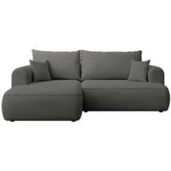 Selsey Ecksofa Ovo Mini   ¦ grau ¦ Maße (cm): B: 238 H: 93