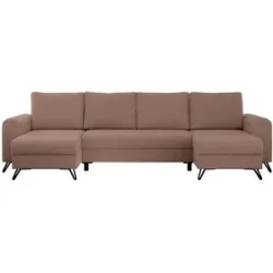 Höffner Wohnlandschaft Rosa   ¦ rosa/pink ¦ Maße (cm): B: 312 H: 90