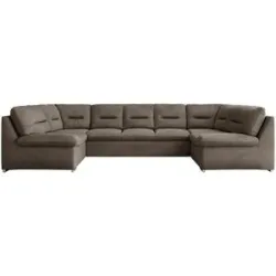 Höffner Wohnlandschaft mit Schlaffunktion Comodo ¦ braun ¦ Maße (cm): B: 340 H: 93