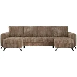 Höffner Wohnlandschaft Braun   ¦ braun ¦ Maße (cm): B: 312 H: 90