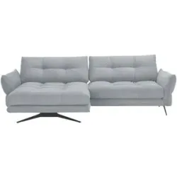 switch Ecksofa mit Sitztiefenverstellung Roda ¦ grau ¦ Maße (cm): B: 280 H: 87