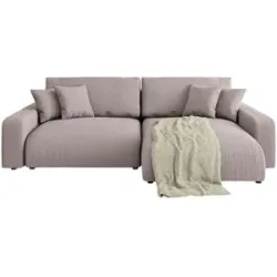 S-STYLE Ecksofa  Emma ¦ lila/violett ¦ Maße (cm): B: 234 H: 78