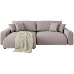 S-STYLE Ecksofa  Emma ¦ rosa/pink ¦ Maße (cm): B: 234 H: 78