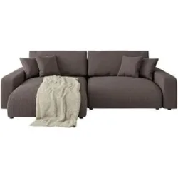 S-STYLE Ecksofa  Emma ¦ braun ¦ Maße (cm): B: 234 H: 78