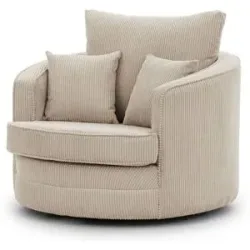 S-STYLE Drehsessel  Ted ¦ beige ¦ Maße (cm): B: 107 H: 94