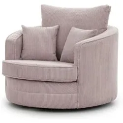 S-STYLE Drehsessel  Ted ¦ rosa/pink ¦ Maße (cm): B: 107 H: 94