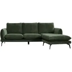 Höffner Ecksofa  Maaika ¦ grün ¦ Maße (cm): B: 212 H: 87 T: 162.0