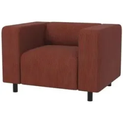 S-STYLE Sessel  Oskar ¦ rot ¦ Maße (cm): B: 95 H: 65