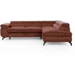 S-STYLE Ecksofa mit Schlaffunktion Bonnie ¦ rot ¦ Maße (cm): B: 275 H: 76