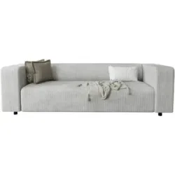 S-STYLE Einzelsofa  Oskar ¦ grau ¦ Maße (cm): B: 175 H: 65