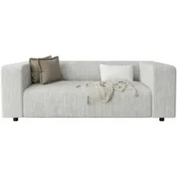 S-STYLE Einzelsofa  Oskar ¦ grau ¦ Maße (cm): B: 151 H: 65