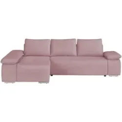 switch Ecksofa  Soft ¦ rosa/pink ¦ Maße (cm): B: 282 H: 84 T: 182.0