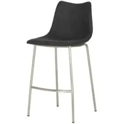 Höffner Tresenhocker  MyToby ¦ schwarz ¦ Maße (cm): B: 49 H: 99,5 T: 50.0
