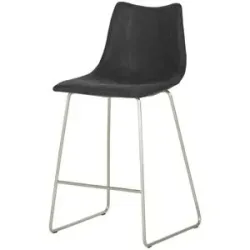 Höffner Tresenhocker  MyToby ¦ schwarz ¦ Maße (cm): B: 49 H: 99 T: 50.0