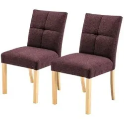 Woodford Esszimmerstuhl im 2er Set Dakota ¦ rot ¦ Maße (cm): B: 48 H: 89 T: 64.0