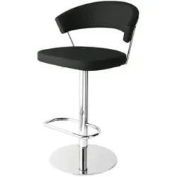 Connubia Barstuhl  New York ¦ schwarz ¦ Maße (cm): B: 57 H: 110 T: 53.0