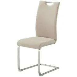 Höffner Schwingstuhl  Maxim ¦ beige ¦ Maße (cm): B: 43 H: 100 T: 57.0