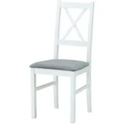 Höffner Stuhl  Mando ¦ weiß ¦ Maße (cm): B: 43 H: 94 T: 47.0