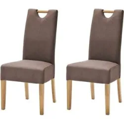 Woodford Esszimmerstuhl 2er Set Elida ¦ gelb ¦ Maße (cm): B: 47 H: 99 T: 59.0
