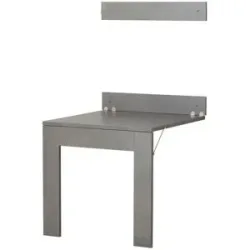 Höffner Wandklapptisch  Franz ¦ grau ¦ Maße (cm): B: 75 H: 75