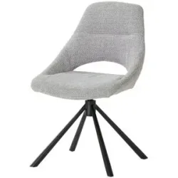 uno Esszimmerstuhl drehbar Debby ¦ grau ¦ Maße (cm): B: 53 H: 85 T: 61.5