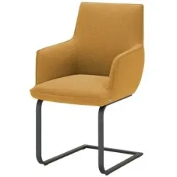 Koinor Polsterschwingstuhl  Dining System 3 ¦ gelb ¦ Maße (cm): B: 57 H: 95 T: