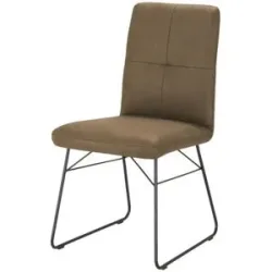 Höffner Kufenstuhl mit Griff Step Two ¦ braun ¦ Maße (cm): B: 46 H: 90 T: 62.0