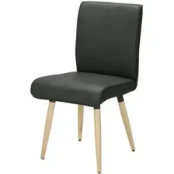 Höffner Polsterstuhl mit Griff 4402 ¦ schwarz ¦ Maße (cm): B: 48 H: 91 T: 62.0