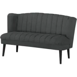 Switch Refresh Küchensofa  Rina ¦ schwarz ¦ Maße (cm): B: 156 H: 92 T: 76.0