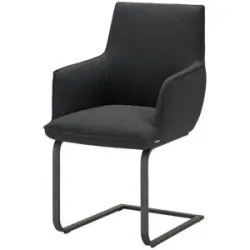 Koinor Polsterschwingstuhl  Dining System 3 ¦ schwarz ¦ Maße (cm): B: 57 H: 95
